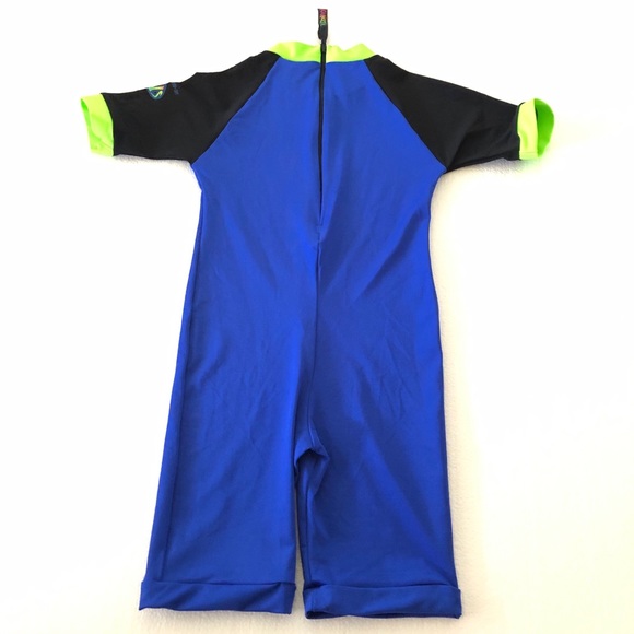 Skinz Radicool One Piece Swim Suit Rash Guard Zip - Picture 3 of 6